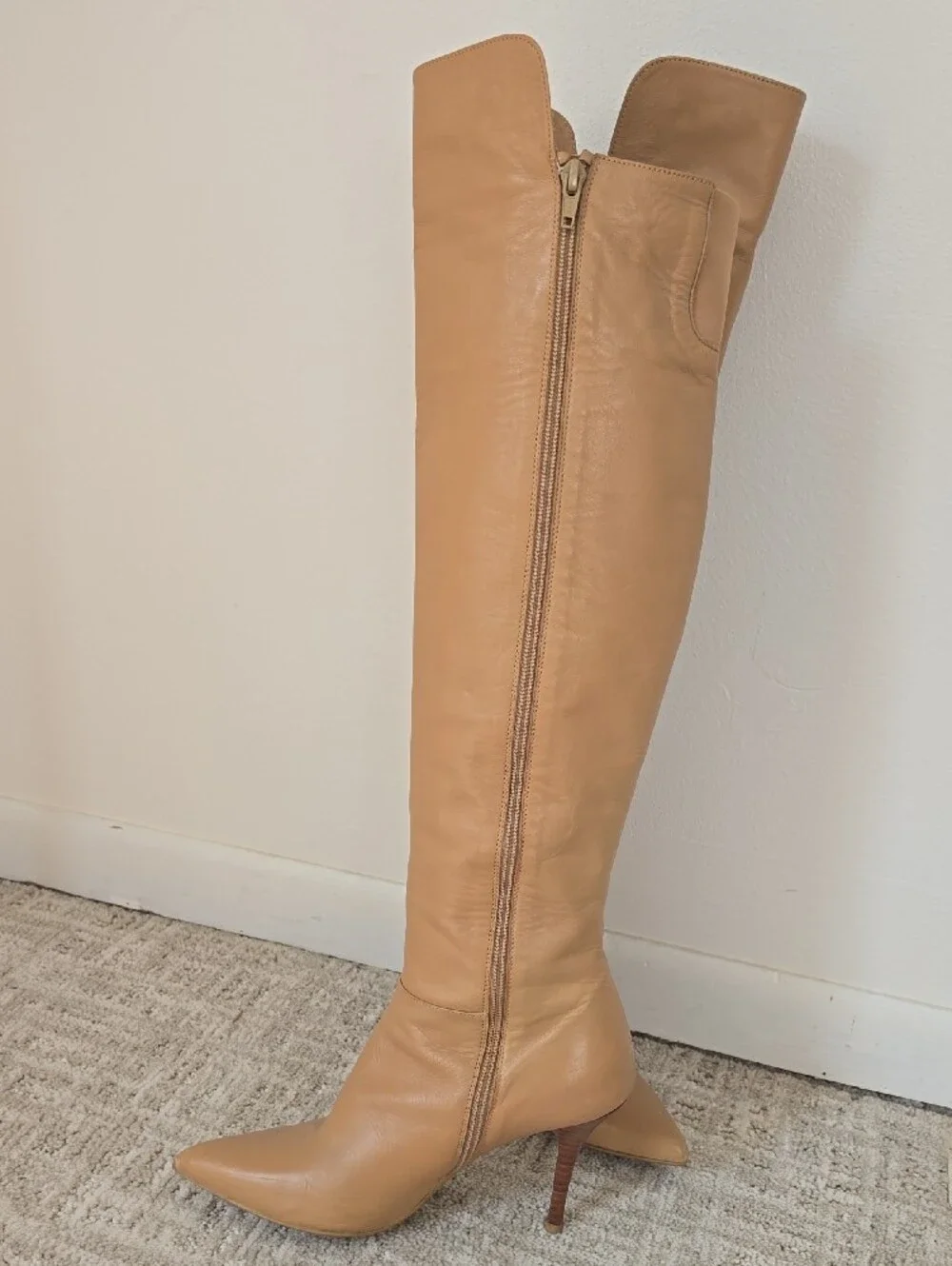 Stuart Weitzman | Tall Pointed-Toe Over-the-Knee Boots